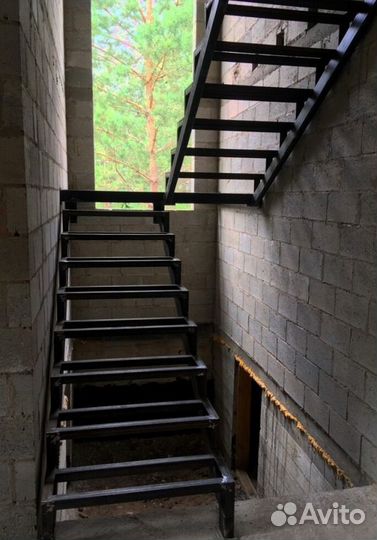 Лестницы прямые под ключ