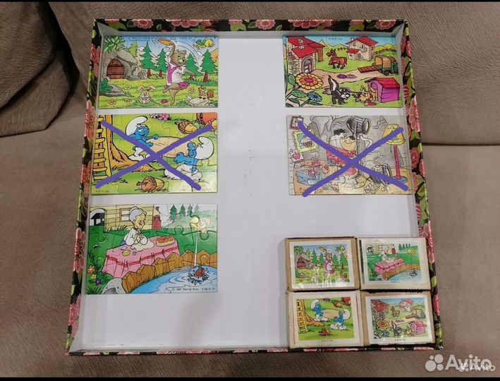 Пазлы из Киндера 90-х