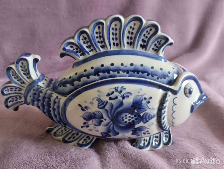 Фарфоровая посуда гжель