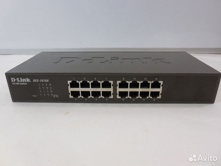 Коммутатор свитч D-Link DES-1016A маршрутизатор