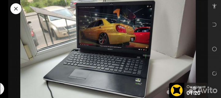 Sony vaio VGN-aw4zrf/B 18,4