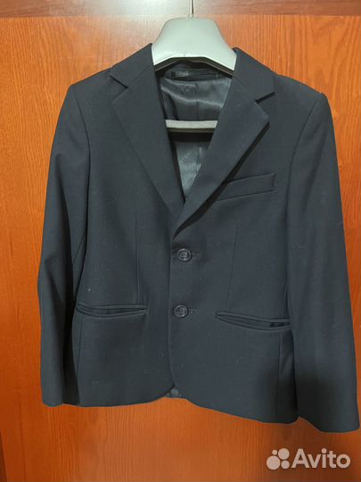 Пиджак школьный для мальчика синий