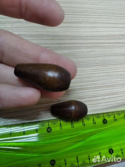 Концевики деревянные/ рукоделие/ макраме/украшения