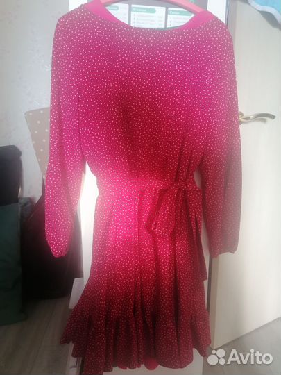 Платья и блузка в горошек