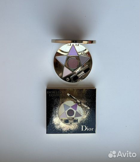Dior lucky colours тени блеск палетка