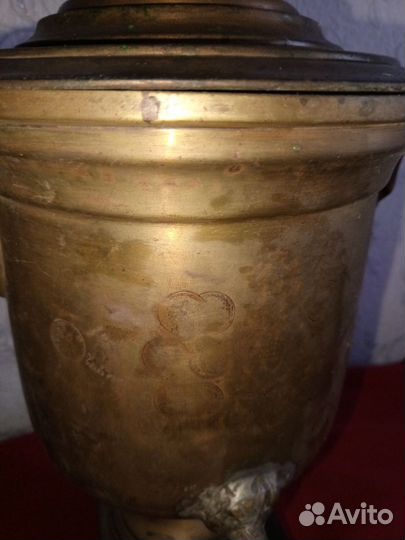 Самовар на дровах старинный