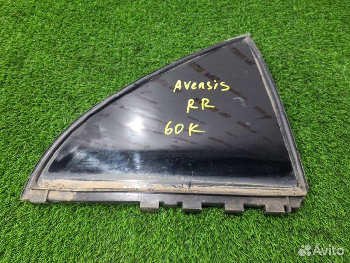 Стекло двери глухое, форточка заднее правое Toyota