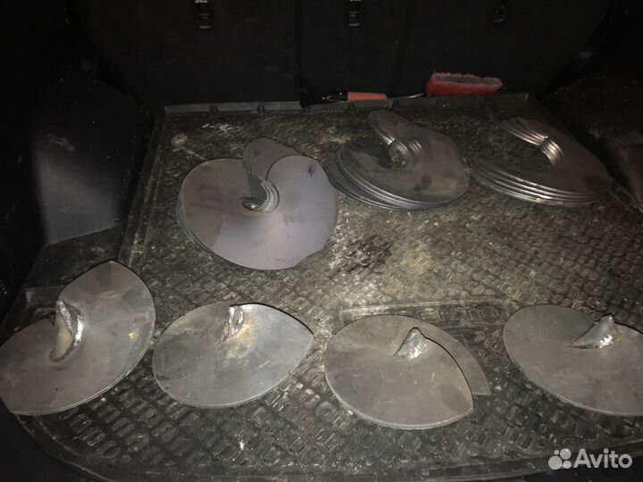 Наконечник для винтовой сваи вс89мм, лопасть 300мм