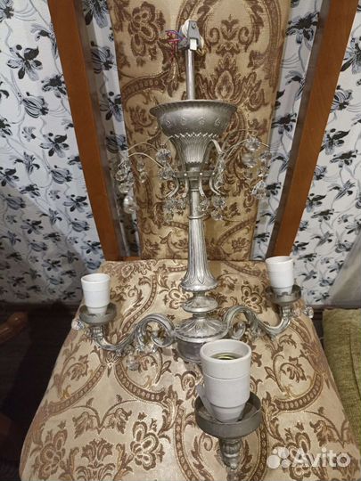 Люстра 3-х рожковая (Чехия ) СССР