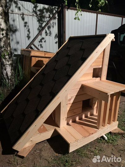 Домик для кошки, уличный, теплый