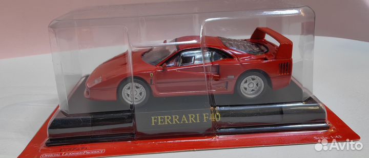 Модель машинки 1 43. Феррари ferrari F 40