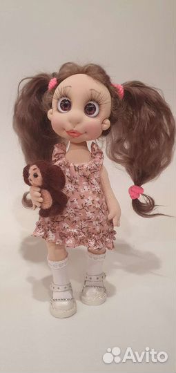 Текстильная интерьерная кукла авторская