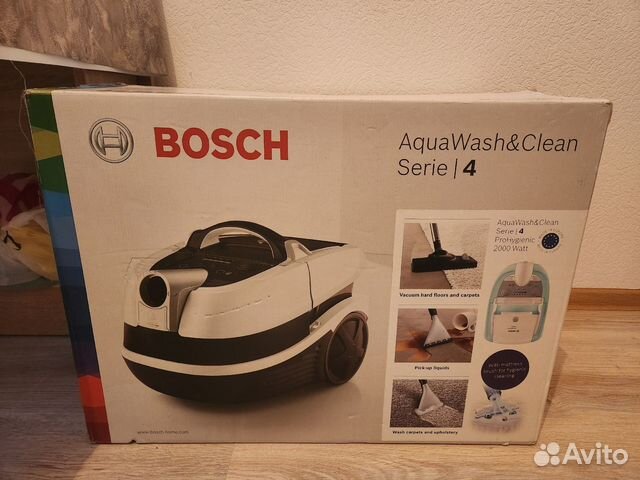 Моющий пылесос Bosch BWD420HYG, 2000Вт