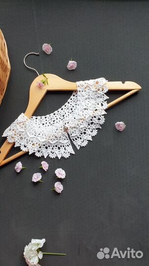 Воротничок вязаный крючком