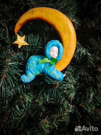 Ватные елочные игрушки