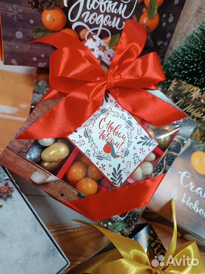 Сладкий новогодний подарок 2025 орехи #9