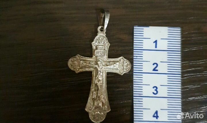 Крестик серебряный 6 грамм