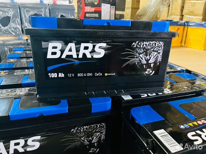 Аккумулятор 100 Ач Bars на Mercedes BMW Audi