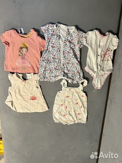 Одежда для девочки пакетом 68 74