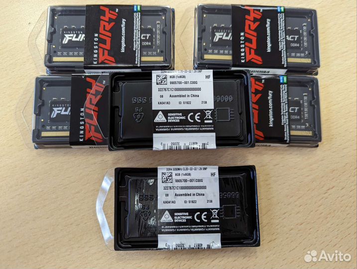 Опер.память ноутбука kingstong DDR 4 8gb 3200Mhz