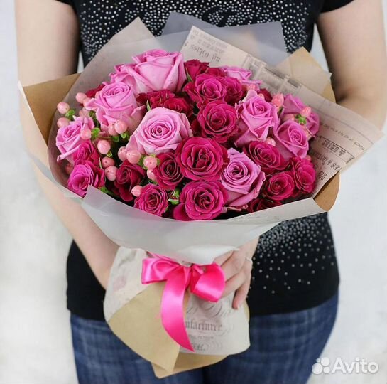 Букет цветов 151 35 25 шт (доставка до двери) Коре