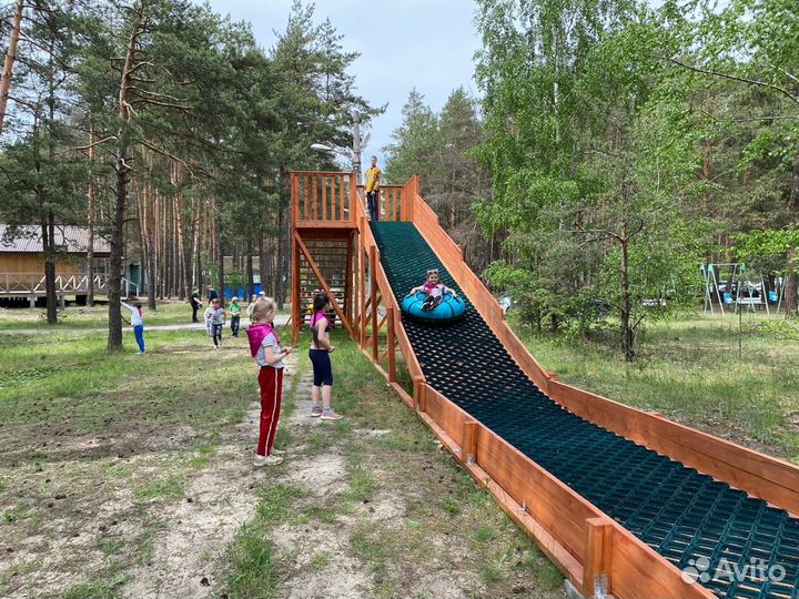 Всесезонная горка на базе 