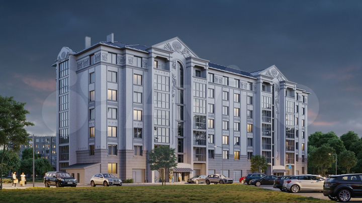 2-к. квартира, 94,3 м², 1/7 эт.