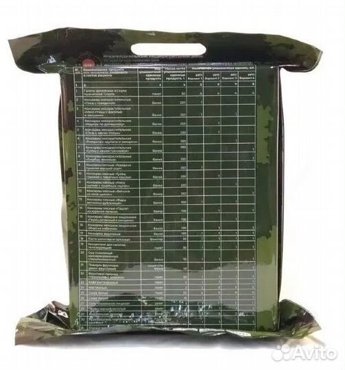 Сухой паёк №1 ирп 