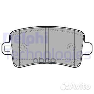 Колодки тормозные дисковые LP2084 Delphi