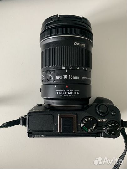 Canon eos m3 + переходник
