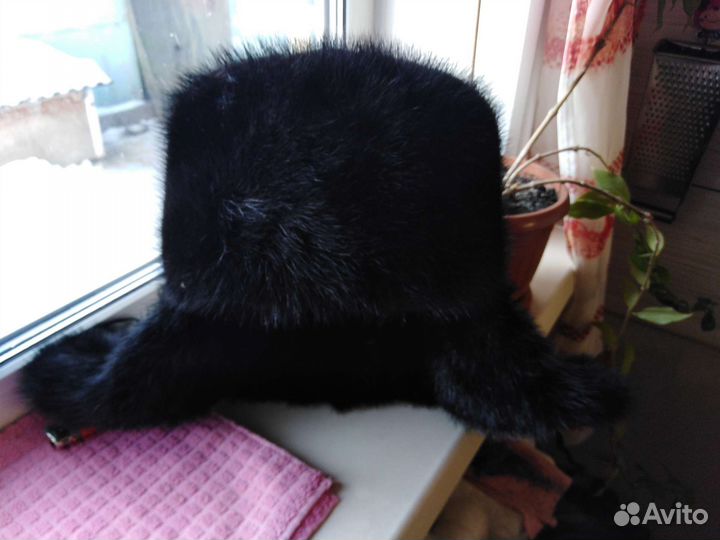 Шапка ушанка еврапейская норка