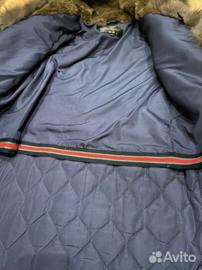 Парка с натуральным мехом песца