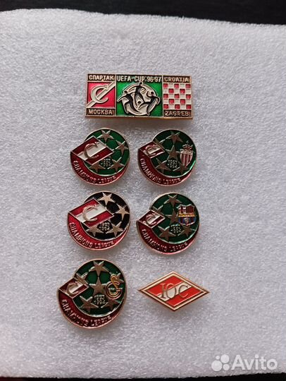 Значки Спартак футбол- хоккей