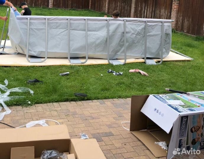 Бассейн Каркасный Bestway Power Steel