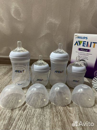 Бутылочки avent с антиколиковым клапаном