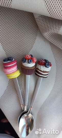 Ложка с декором ручная работа