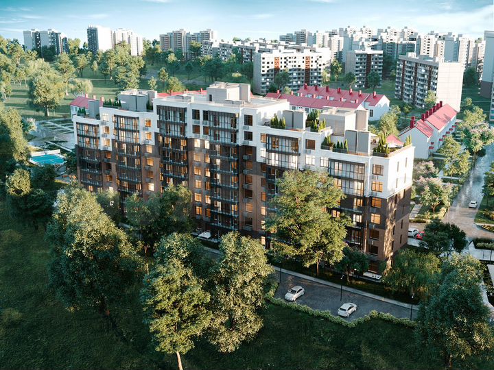 2-к. квартира, 67,1 м², 2/8 эт.