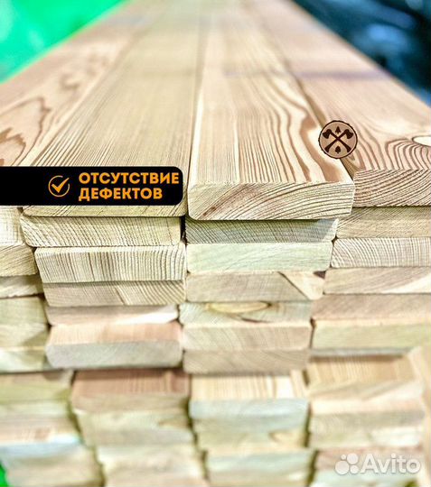 Доска палубная завальцованная