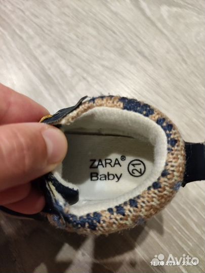 Пинетки кеды Zara baby 21