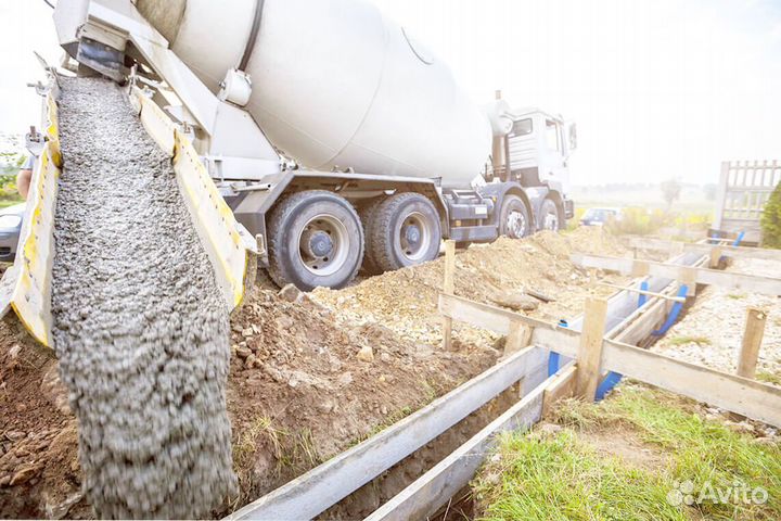 Бетон м300 на фундамент