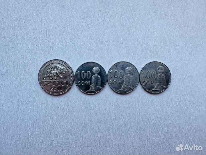 Банкноты и монеты Узбекистана узбекские сумы