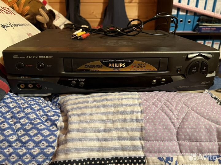 Видеомагнитофон philips VR797