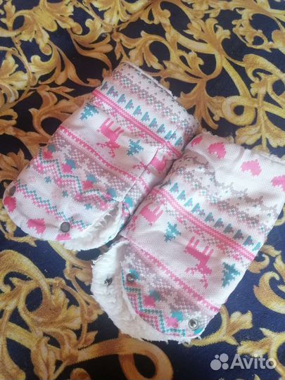 Рукавицы зимние на коляску