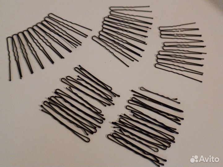 Заколки в кулю, невидимки, бублик