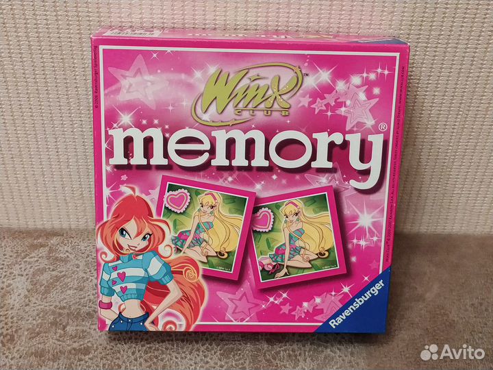 Winx жестяная Коробочка-сердечко, Игра Winx Memory