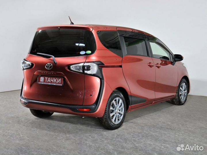 Toyota Sienta 1.5 CVT, 2017, 77 700 км