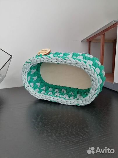Корзинка вязаная ручная работа