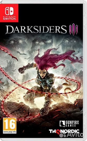 Darksiders III Nintendo Switch, русские субтитры