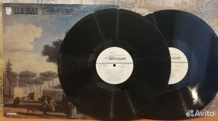 Пластинки - альбомы И.С.Бах / Мелодия