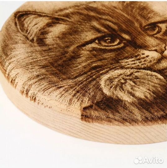 Доска разделочная кедр Кот